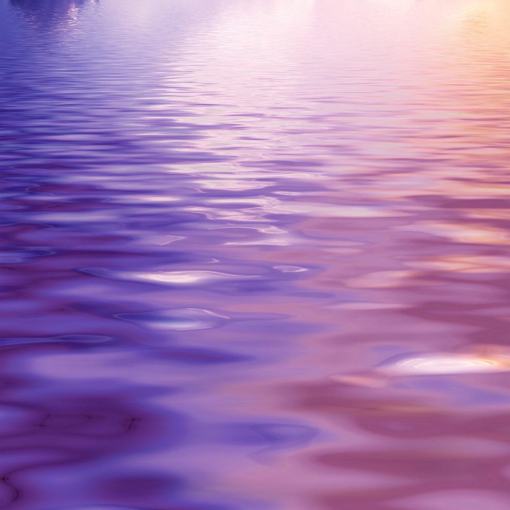 Purple Sky Reflected in Water